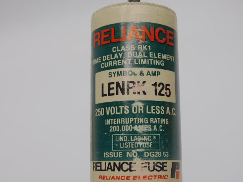 RELIANCE ELECTRIC LENRK125 250V 125A NSMP