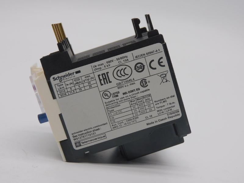 SCHNEIDER ELECTRIC LR2K0314 690V 5.5-8A NSMP