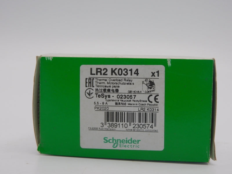 SCHNEIDER ELECTRIC LR2K0314 690V 5.5-8A NSMP