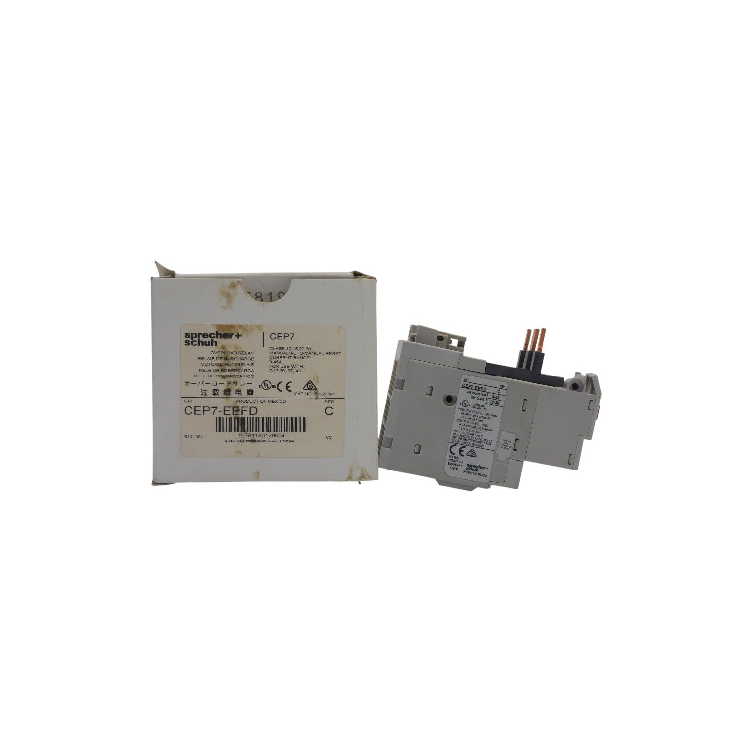 SPRECHER+SCHUH CEP7-EEFD SER. C 690V 9-45A (AS PICTURED) NSMP