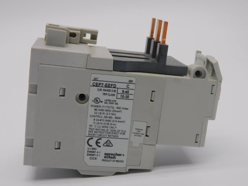 SPRECHER+SCHUH CEP7-EEFD SER. C 690V 9-45A (AS PICTURED) NSMP