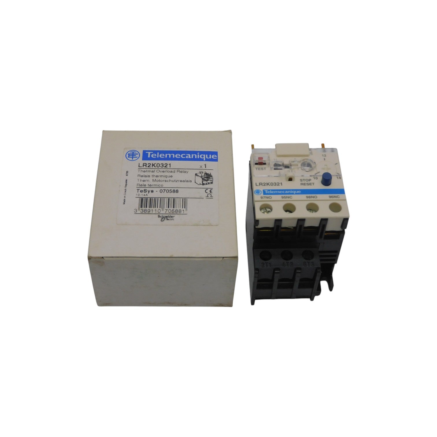 TELEMECANIQUE LR2K0321 690V 10-14A NSMP