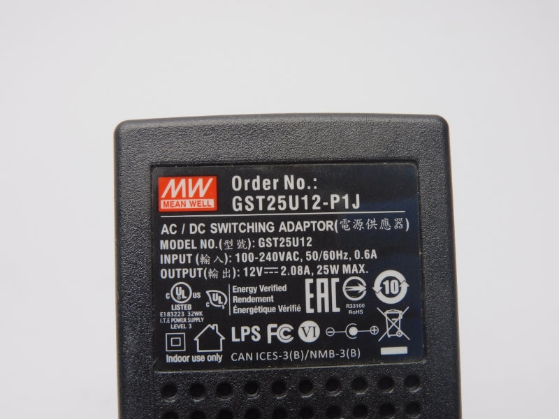 MEAN WELL GST25U12-P1J 100-240VAC 2.08A NSMP
