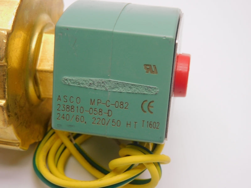 ASCO 8220G409 220/240V 125-150PSI 3/4" NSMP