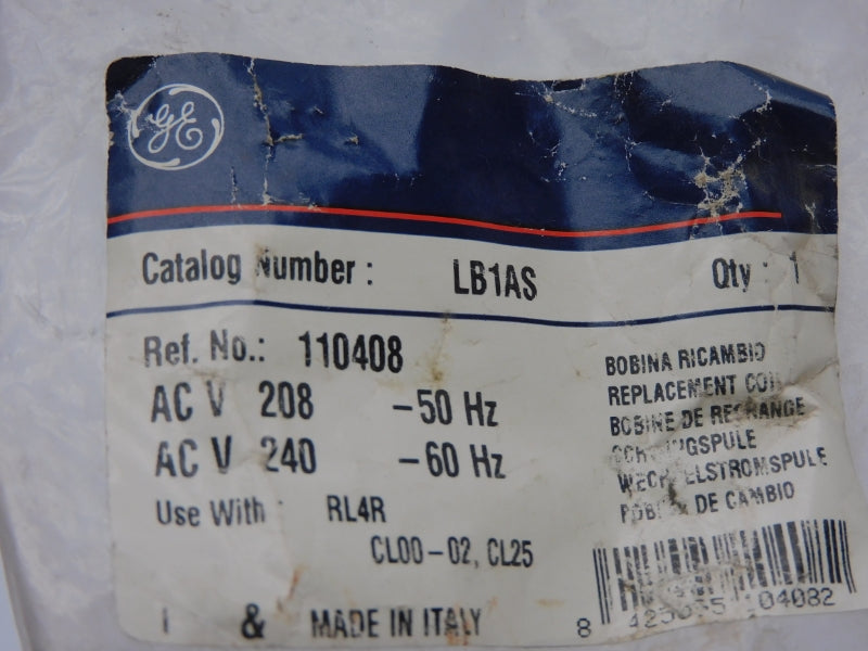 GENERAL ELECTRIC LB1AS 208-240V NSMP