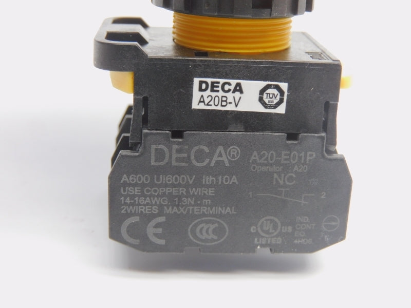 DECA A20B-V 600V 10A (AS IS) NSNP