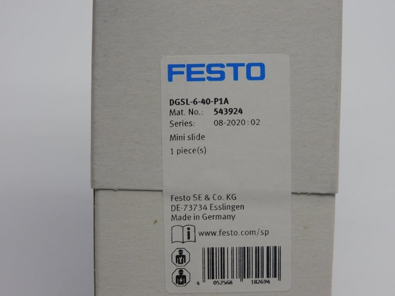 FESTO DGSL-6-40-P1A 543924 NSFS