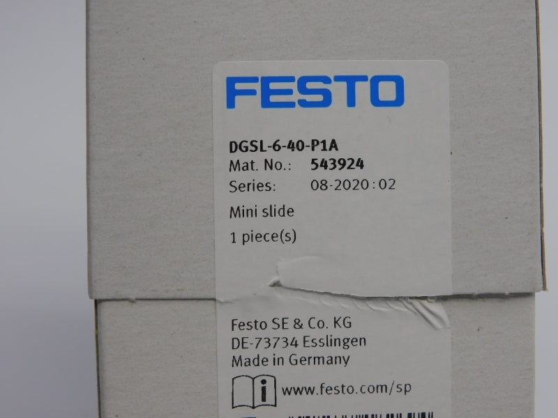 FESTO DGSL-6-40-P1A 543924 NSMP