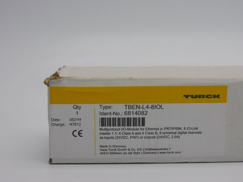 TURCK TBEN-L4-8IOL 6814082 F/W V3.3.0.0 24VDC 2A NSMP