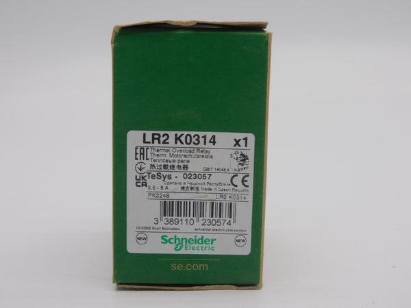 SCHNEIDER ELECTRIC LR2K0314 690V 5.5-8A (AS PICTURED) NSMP