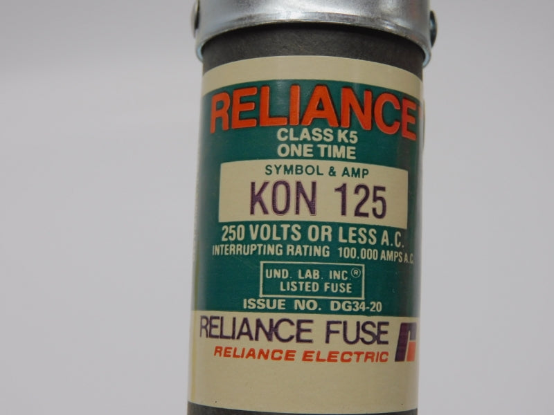 RELIANCE ELECTRIC KON125 250V 125A NSMP