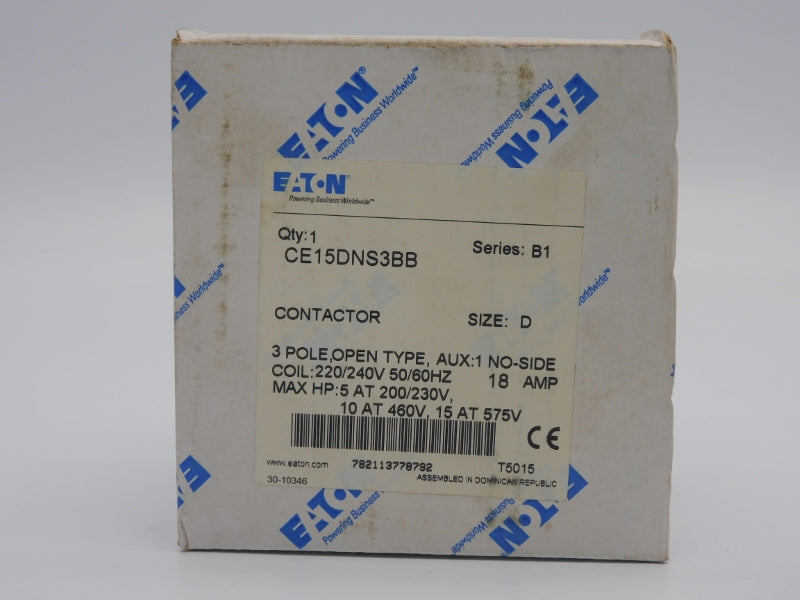 EATON CE15DNS3BB SER. B1 220/240V 18A NSMP