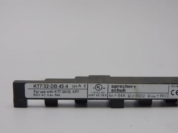 SPRECHER+SCHUH KT7-32-DB-45-4 SER. A 690V 64A NSMP