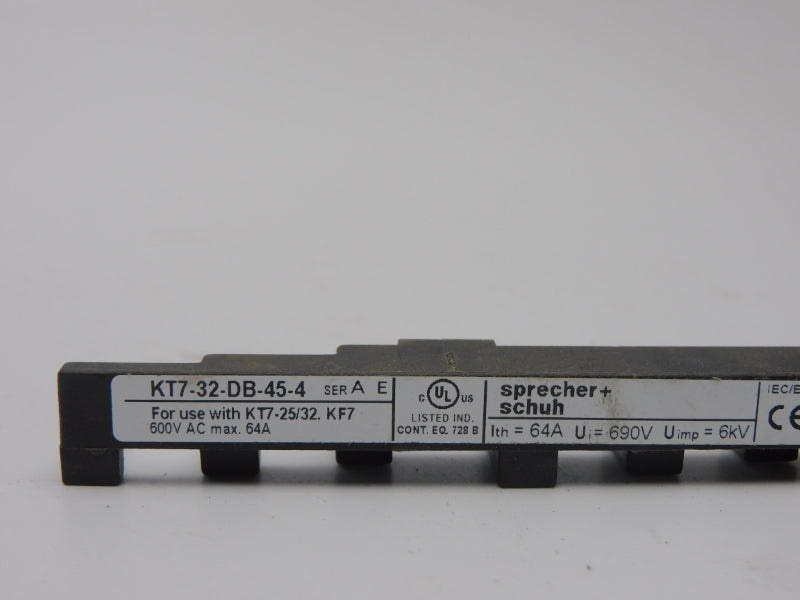 SPRECHER+SCHUH KT7-32-DB-45-4 SER. A 690V 64A NSMP