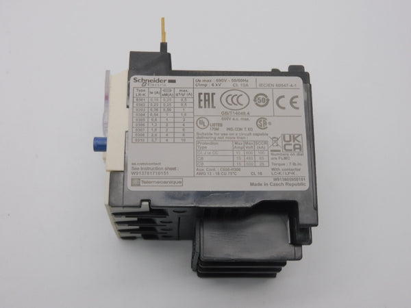 SCHNEIDER ELECTRIC LR2K0308 690V 1.8-2.6A (AS PICTURED) NSMP