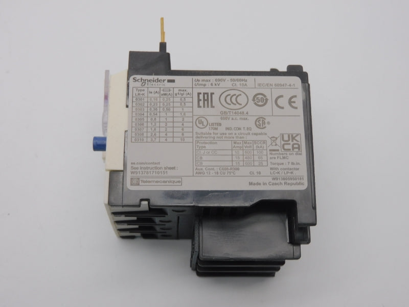 SCHNEIDER ELECTRIC LR2K0308 690V 1.8-2.6A (AS PICTURED) NSMP