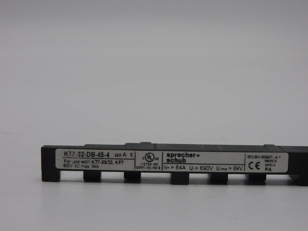 SPRECHER+SCHUH KT7-32-DB-45-4 SER. A 690V 64A UNMP
