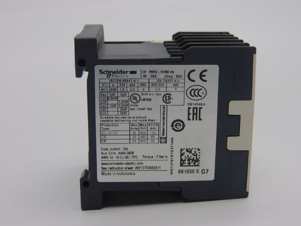 SCHNEIDER ELECTRIC LC1K0610G7 120V 20A NSNP