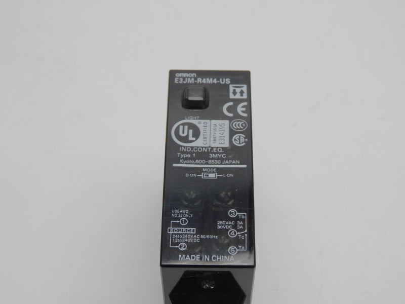 OMRON E3JM-R4M4-US 12-240VDC 3A NSMP