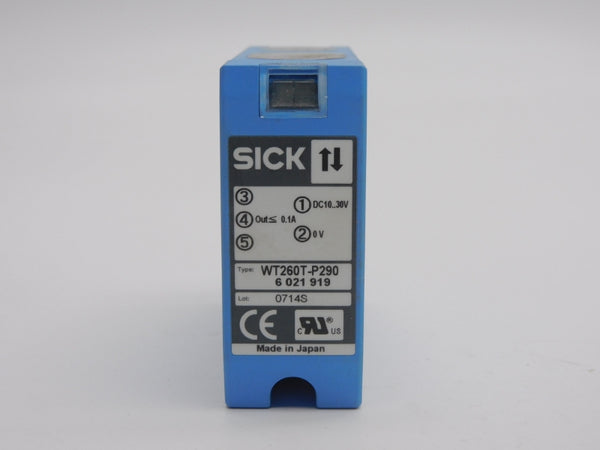SICK WT260T-P290 6021919 10-30VDC 0.1A NSMP