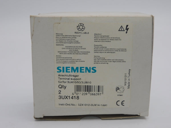 SIEMENS 3UX1418 (PKG OF 2) NSMP