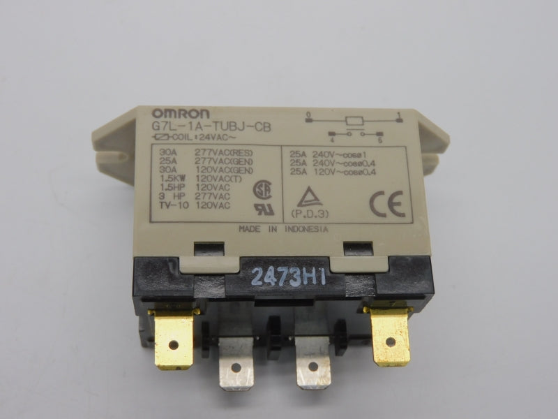 OMRON G7L-1A-TUBJ-CB 4A710 24VAC 30A NSMP