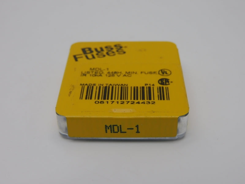 BUSSMAN MDL-1 125VAC 1A (PKG OF 5) NSMP