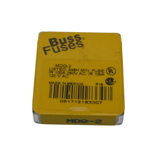 BUSSMAN MDQ-2 126VAC 2A (PKG OF 5) NSMP