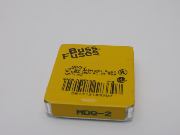 BUSSMAN MDQ-2 126VAC 2A (PKG OF 5) NSMP