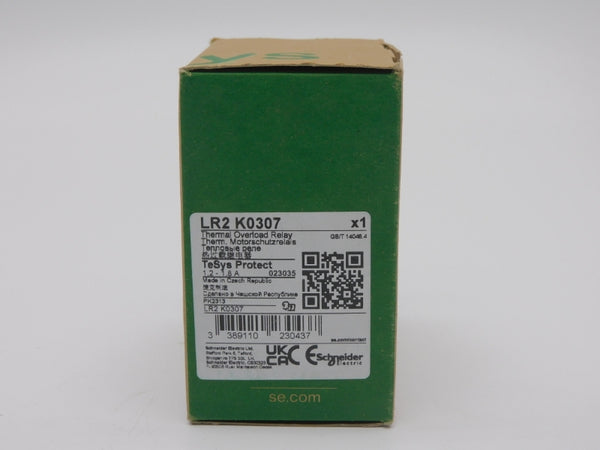 SCHNEIDER ELECTRIC LR2K0307 690V 1.2-1.8A (GREEN) NSMP