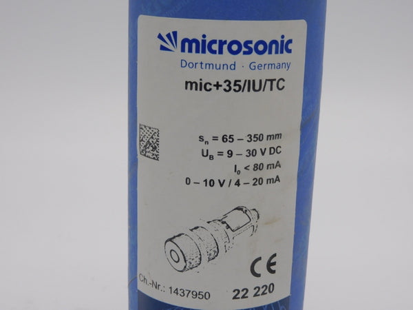 MICROSONIC MIC+35/IU/TC 1437950 9-30VDC NSMP