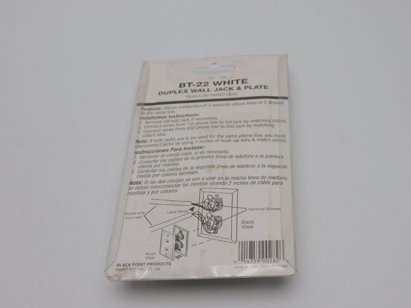 BLACK POINT PRODUCTS BT-22W NSMP