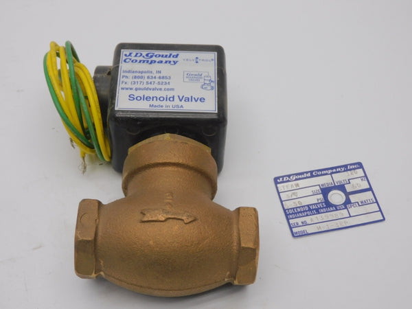 J.D. GOULD M-1-3EP 120VAC 5-50PSI 3/4" (AS PICTURED) NSMP