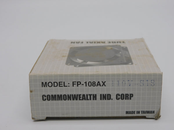 COMMONWEALTH FP-108AX 110/120VAC 0.19/0.17A NSMP