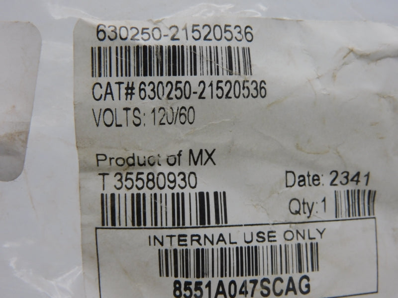 BRAY CONTROLS 630250-21520536 120V 30-150PSI NSMP