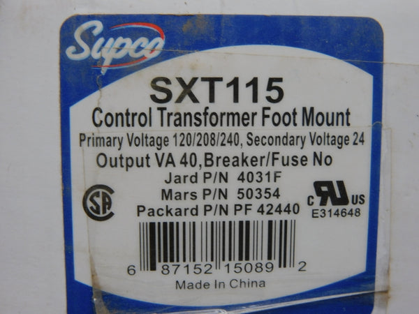 SUPCO SXT115 240V NSMP