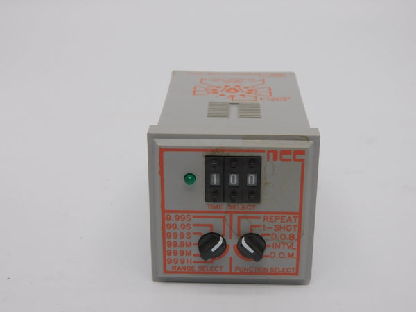 NCC TMM-9999M-96M 24-240VAC .05SEC-999HR NSMP