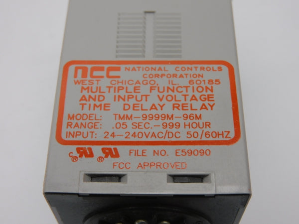 NCC TMM-9999M-96M 24-240VAC .05SEC-999HR NSMP