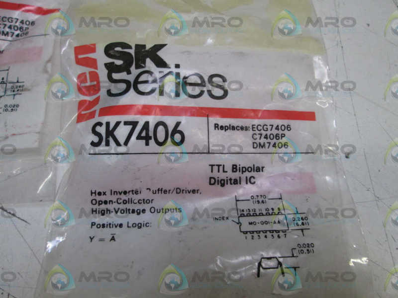 LOT OF 6 RCA INVERTER SK7406  NSMP