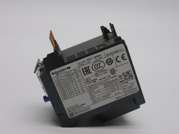 SCHNEIDER ELECTRIC LR2K0310 690V 2.6-3.7A (BLACK) UNMP