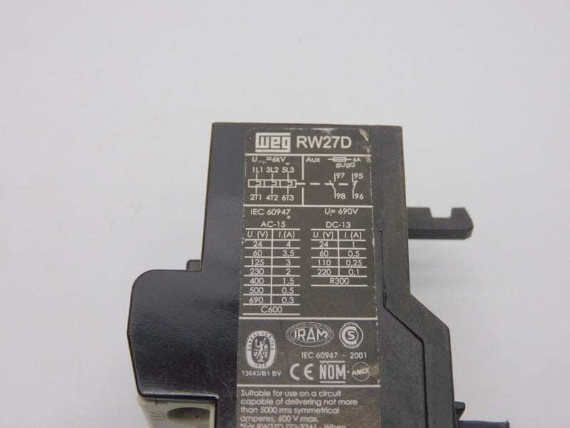 WEG RW27D 690V 22-32A UNMP