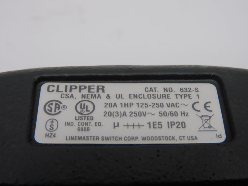 CLIPPER 632-S 250V 20A NSNP
