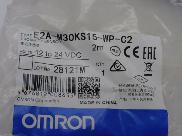 OMRON E2A-M30KS15-WP-C2 12-24VDC 2M NSMP
