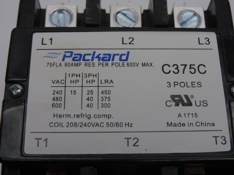 PACKARD C375C 208/240V 75A NSMP