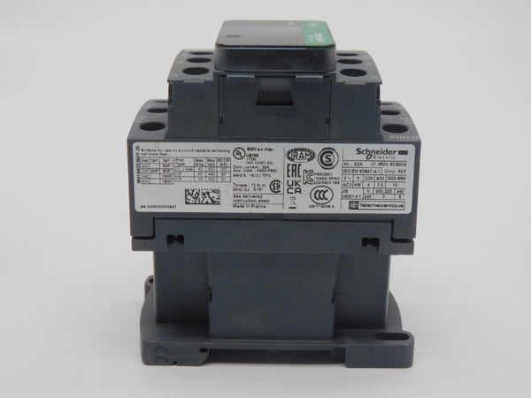 SCHNEIDER ELECTRIC LC1D18U7 230/240V 32A (GREEN) NSMP