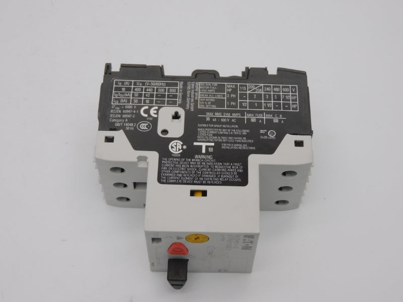 EATON XTPB010BC1-GR1 PKZM01-10 690V 6.3-10A NSMP