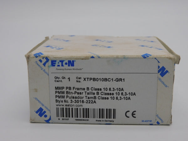 EATON XTPB010BC1-GR1 PKZM01-10 690V 6.3-10A NSMP