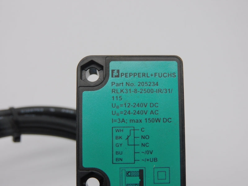 PEPPERL+FUCHS RLK31-8-2500-IR/31/115 205234 12-240VDC 3A NSMP