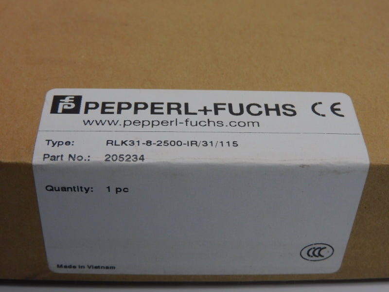 PEPPERL+FUCHS RLK31-8-2500-IR/31/115 205234 12-240VDC 3A NSMP