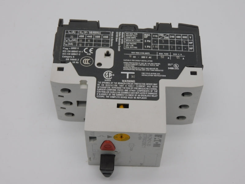 EATON PKZM01-20 XTPB020BC1 690V 16-20A NSMP